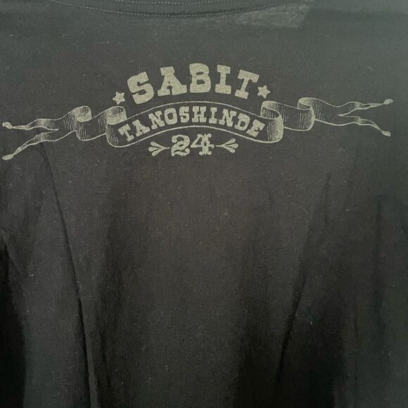 ❣️5/$50 SABIT TANOSHINDE Mens black Tshirt size small 61 24 National Park camo - Picture 2 of 2